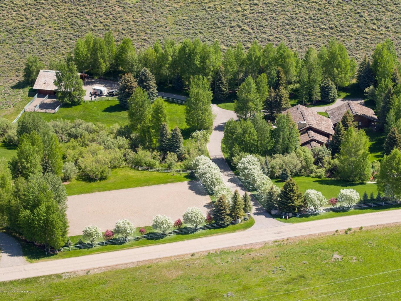419 Juniper Road Sun Valley, ID 83353 - Photo 43 of 44 Aerial with Arena