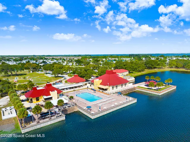 a view of an outdoor space pool patio and mountain view