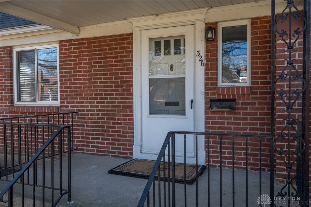 326 North Bromfield Road Kettering, OH 45429 - Photo 3 of 30 A charming brick exterior with a welcoming front entrance.