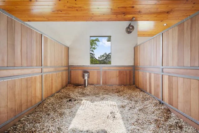 a view of swimming pool with a patio and a yard