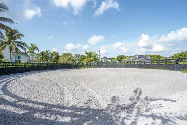 a view of swimming pool and a yard