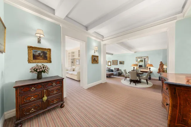 a black and white photo of a living room