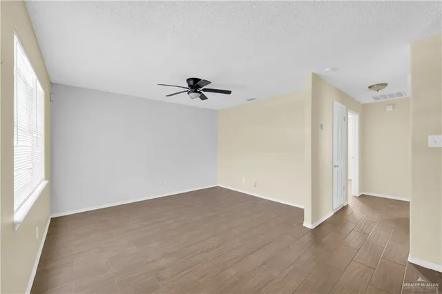wooden floor in an empty room