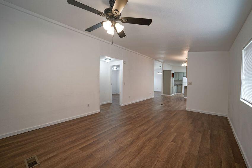 1291 Red Hill Road Junction City, CA 96048 - Photo 12 of 24 wooden floor in an empty room with a window