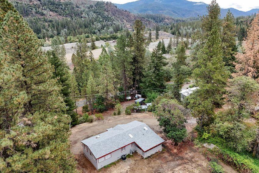 1291 Red Hill Road Junction City, CA 96048 - Photo 24 of 24 an aerial view of a house with a yard