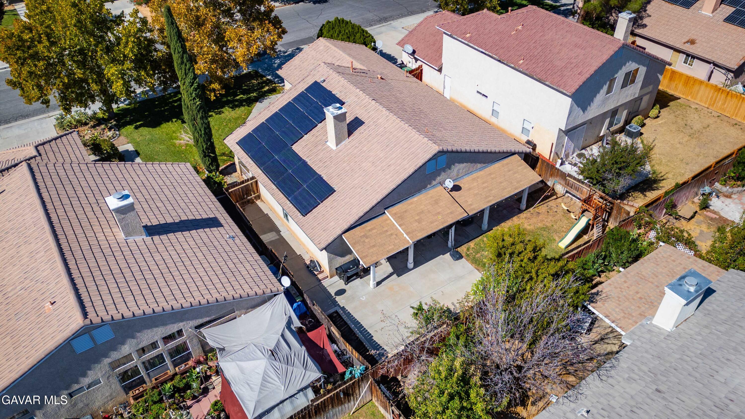 45736 Victoria Avenue Lancaster, CA 93534 - Photo 30 of 30 an aerial view of a house with a garden