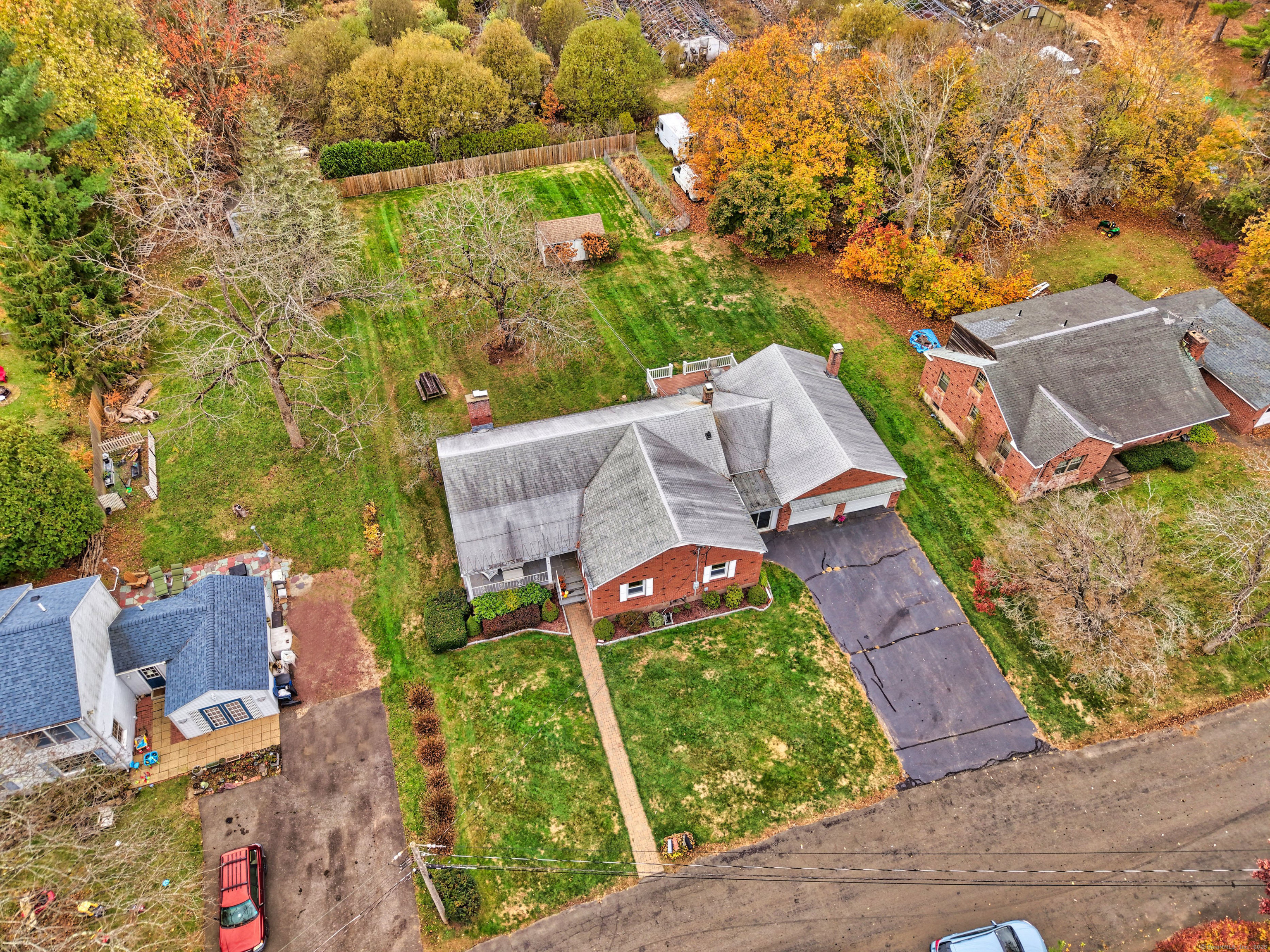 9 Sunset Drive Middlefield, CT 06481 - Photo 2 of 40 an aerial view of a house with garden space and street view