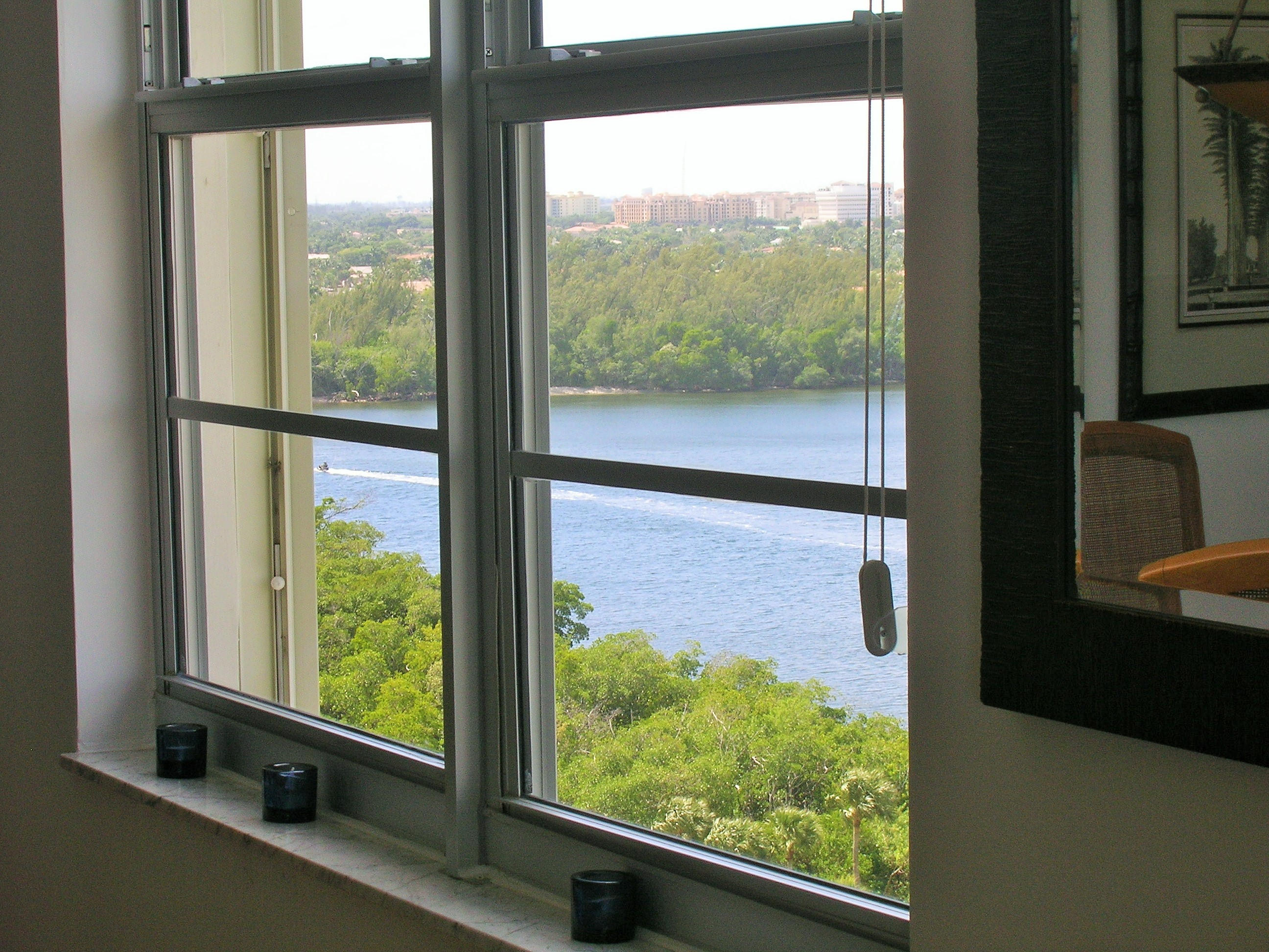 2121 North Ocean Boulevard, Unit 1602E Boca Raton, FL 33431 - Photo 18 of 64 DINING ROOM VIEWS OF INTRA COASTAL