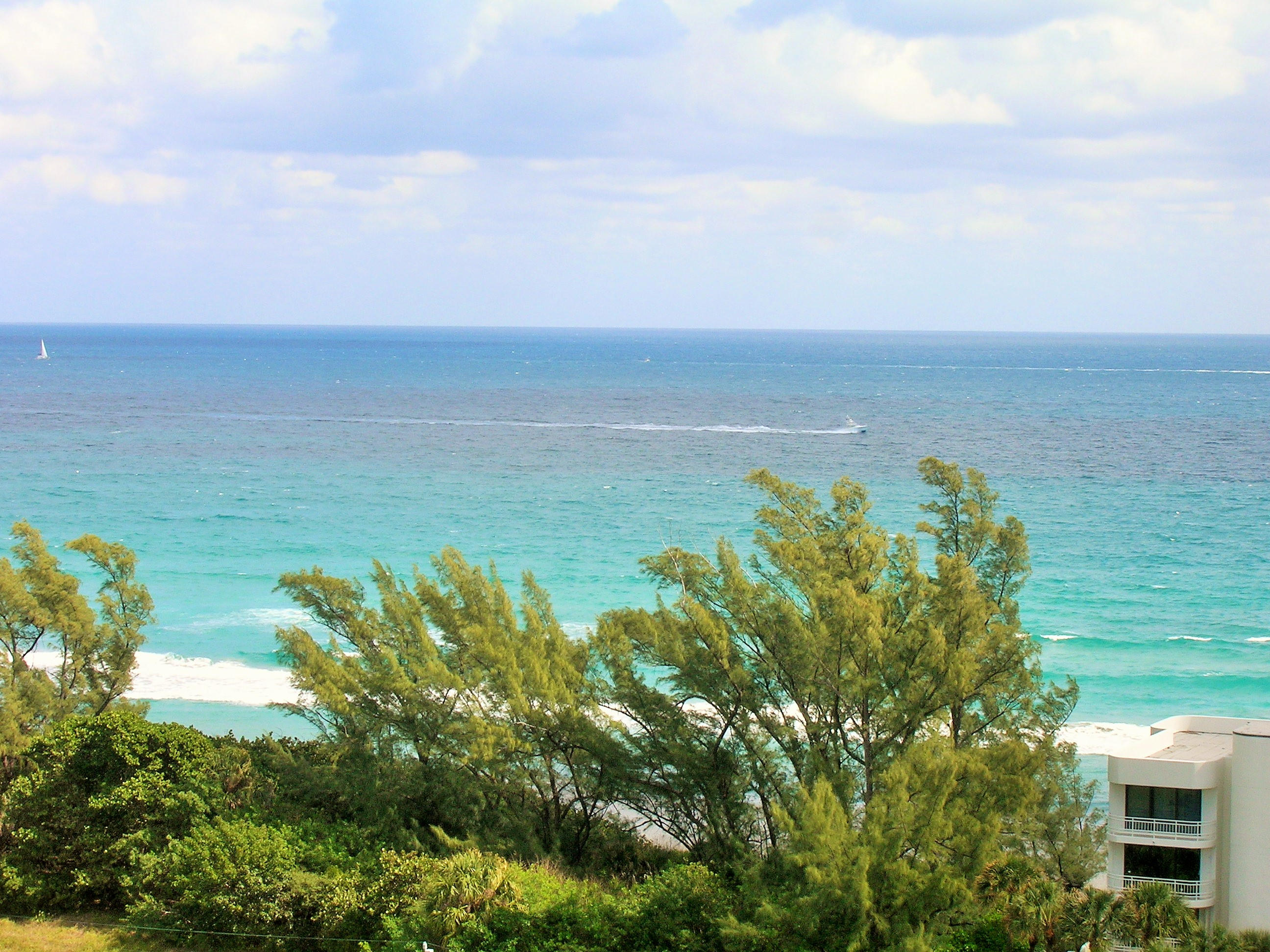 2121 North Ocean Boulevard, Unit 1602E Boca Raton, FL 33431 - Photo 2 of 64 EAST VIEW OF OCEAN FROM BALCONY