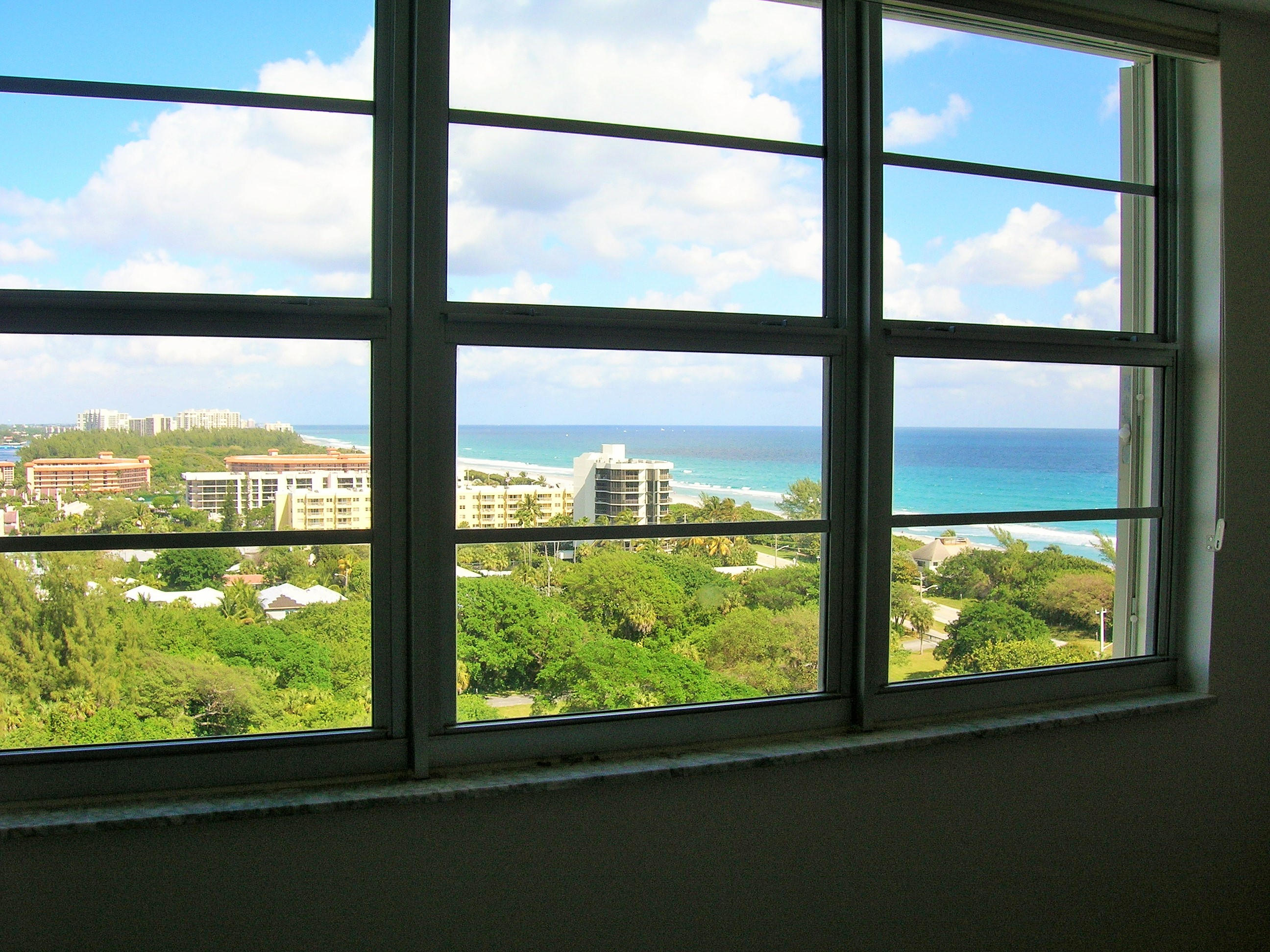 2121 North Ocean Boulevard, Unit 1602E Boca Raton, FL 33431 - Photo 34 of 64 VIEWS FROM MASTER BEDROOM