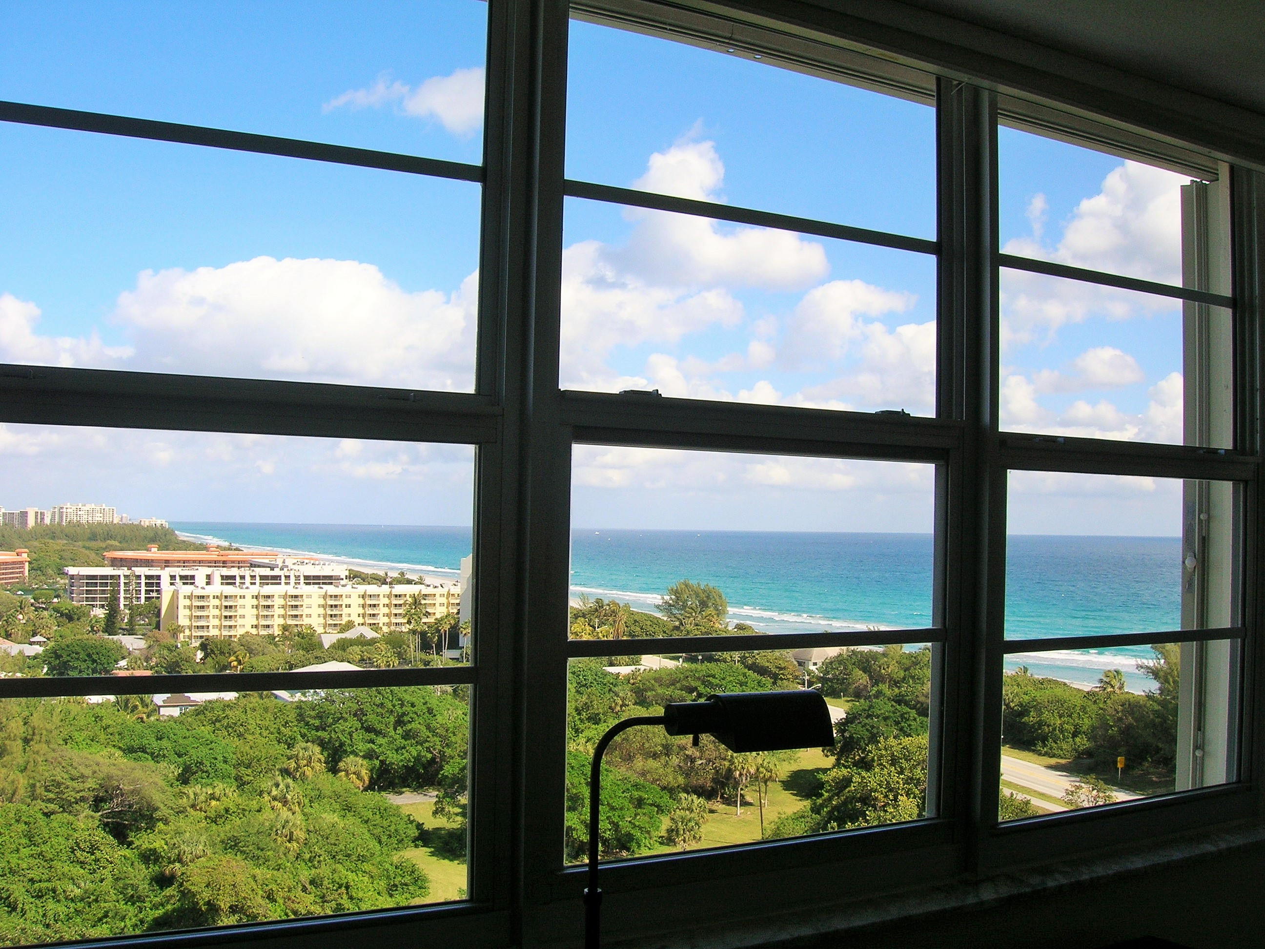 2121 North Ocean Boulevard, Unit 1602E Boca Raton, FL 33431 - Photo 37 of 64 OCEAN VIEW FROM GUEST BEDROOM