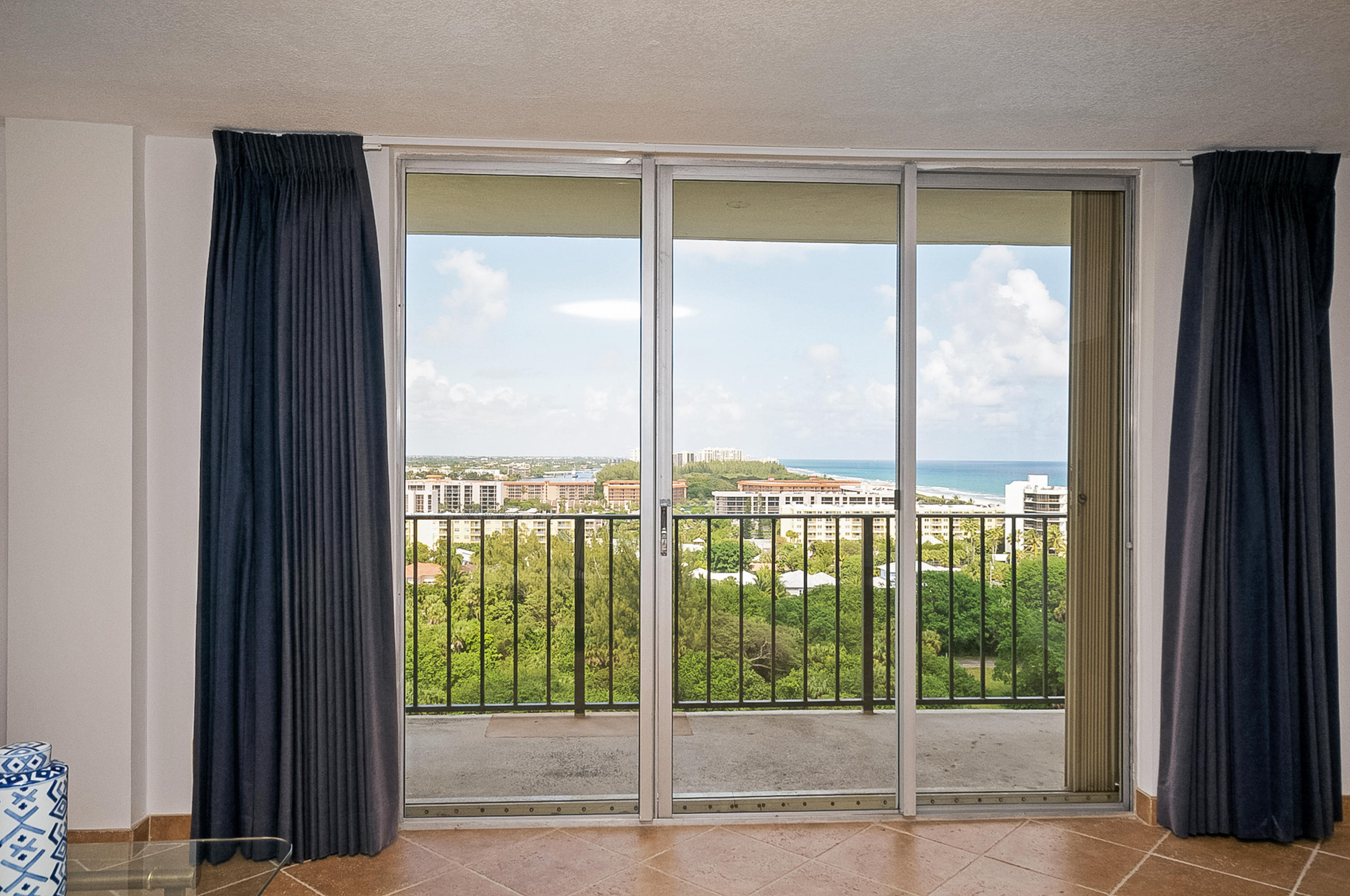 2121 North Ocean Boulevard, Unit 1602E Boca Raton, FL 33431 - Photo 10 of 64 VIEW FROM LIVING ROOM