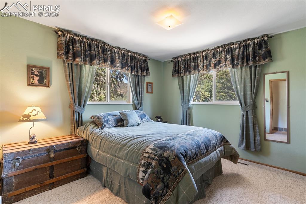 5580 Moosa Road Cascade, CO 80809 - Photo 20 of 35 a bedroom with a bed and a window