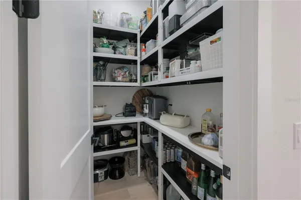 a view of storage and utility room
