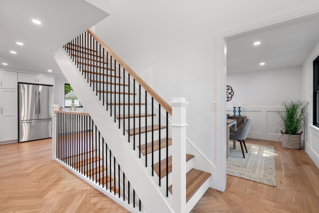 11 Ashford Road Newton, MA 02459 - Photo 16 of 41 a view of entryway and hall with wooden floor