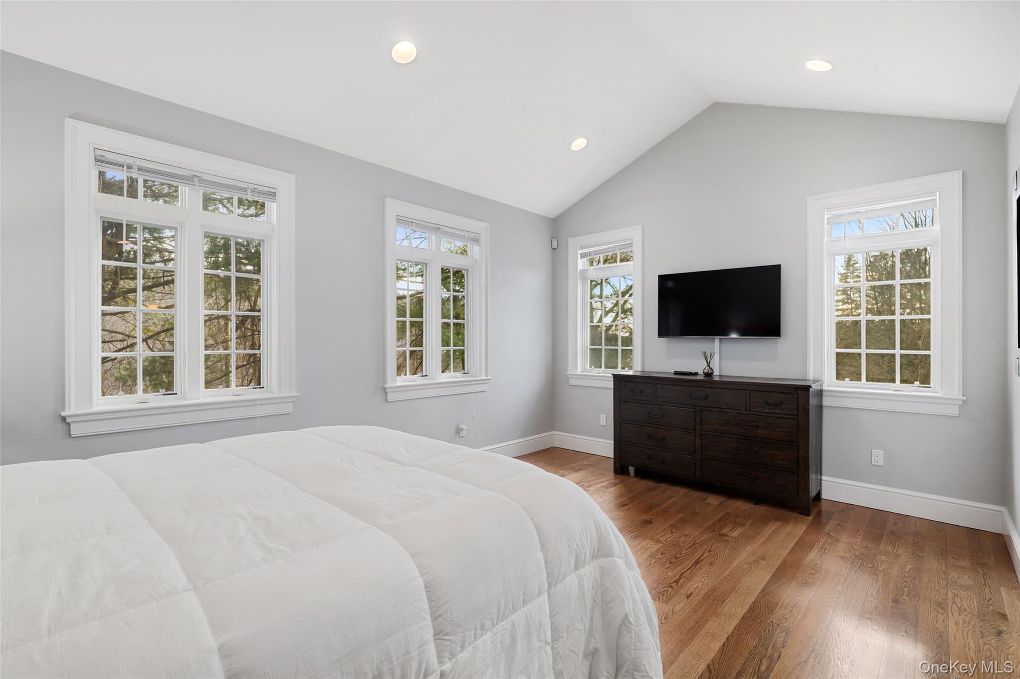 4 Hardscrabble Road North Salem, NY 10560 - Photo 11 of 21 Main Floor Primary Bedroom featuring vaulted ceiling