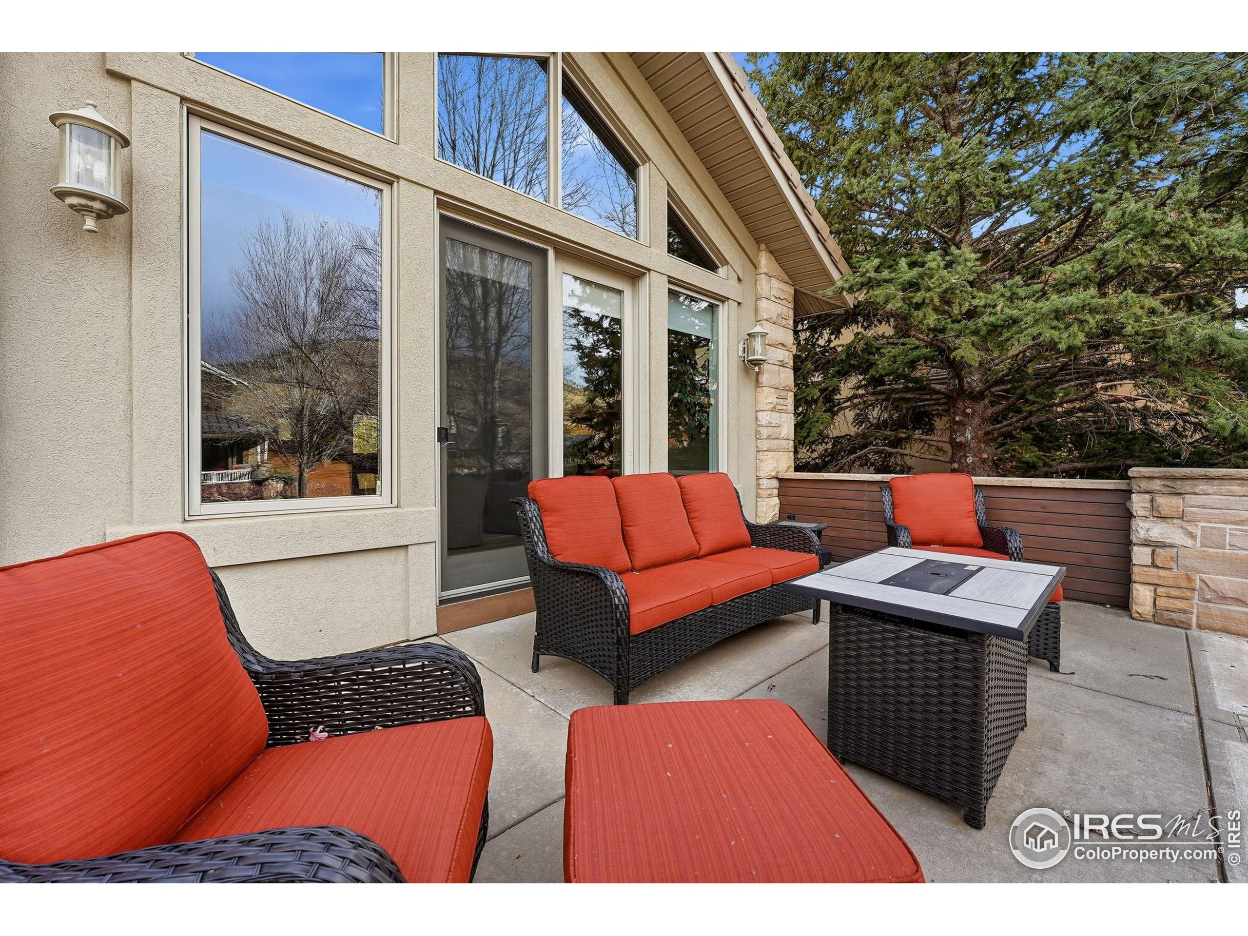 4840 6th Street Boulder, CO 80304 - Photo 39 of 48 a outdoor living space with furniture and a potted plant