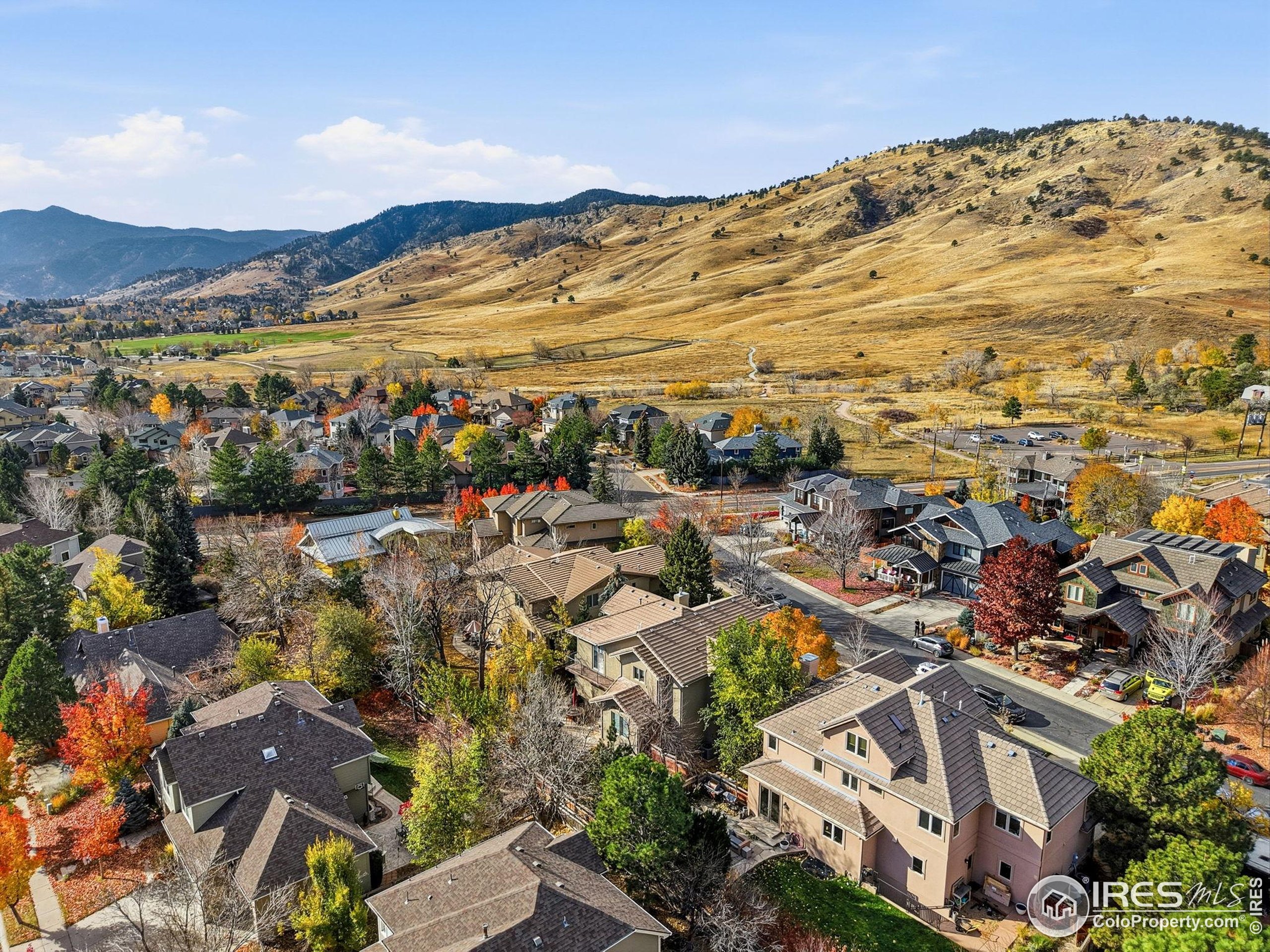 4840 6th Street Boulder, CO 80304 - Photo 44 of 48 an aerial view of residential houses with outdoor space
