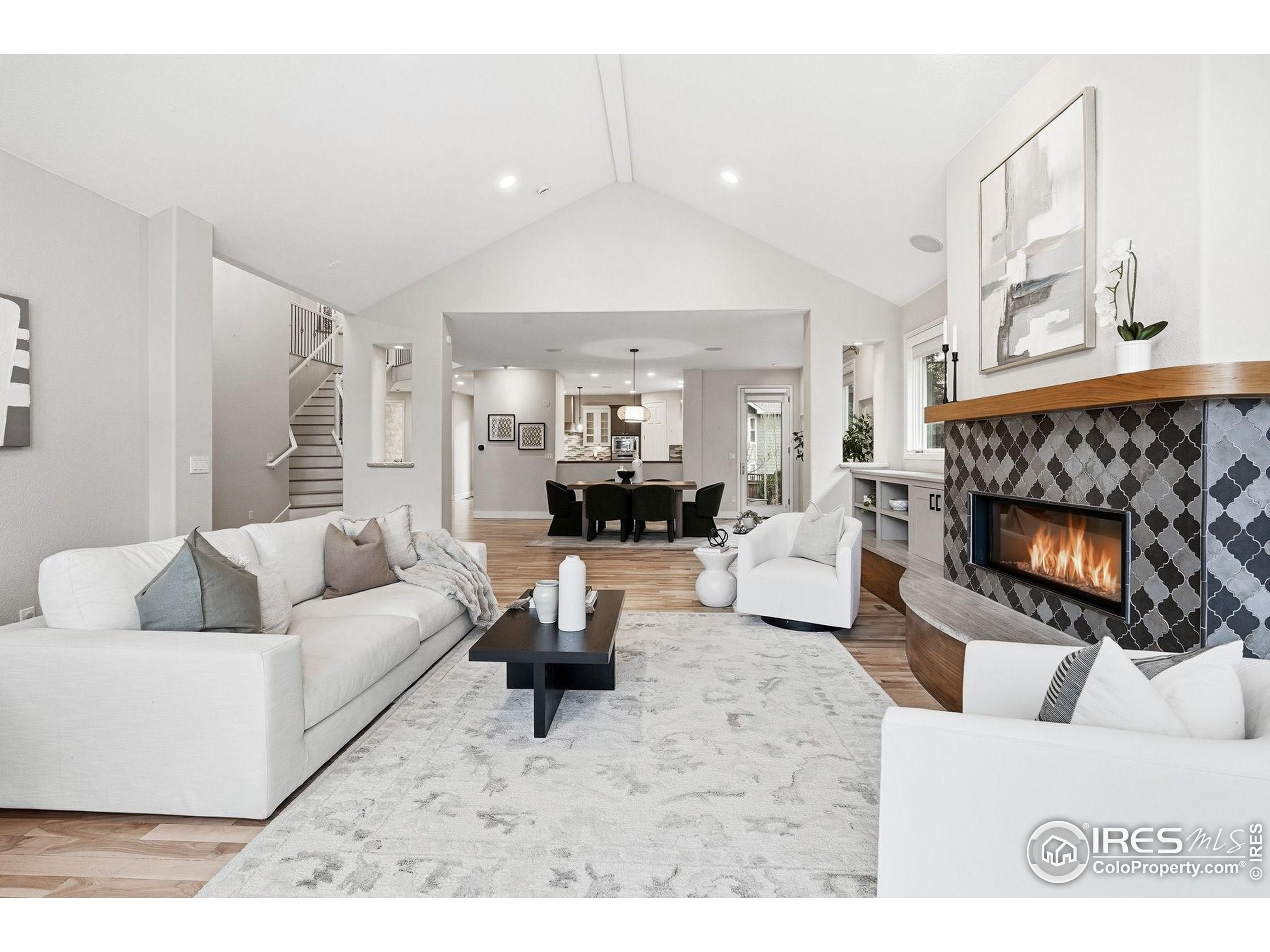 4840 6th Street Boulder, CO 80304 - Photo 5 of 48 a living room with furniture and a fireplace