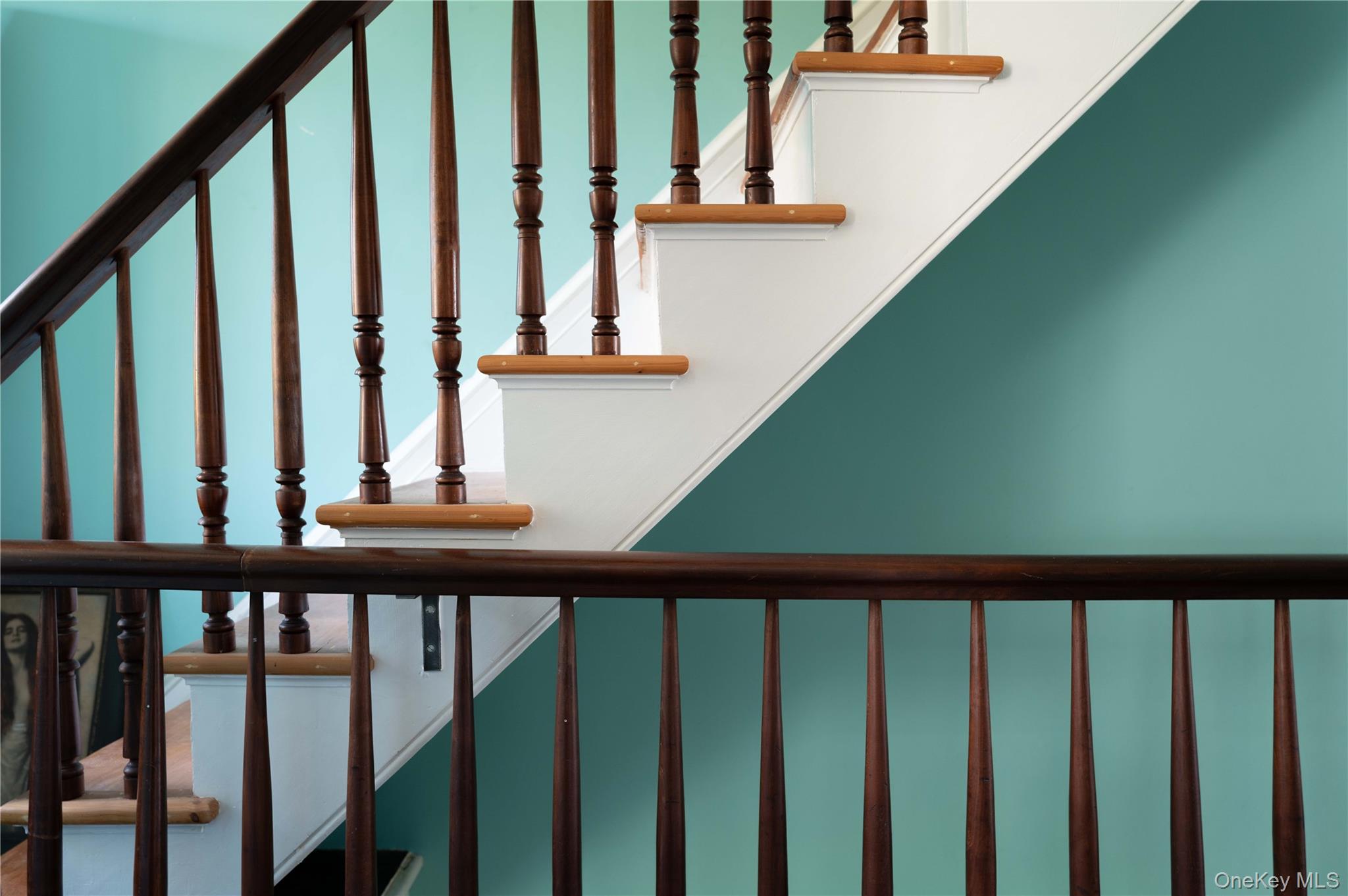 1281 Woods Road Germantown, NY 12526 - Photo 18 of 33 a view of staircase with railing and white walls