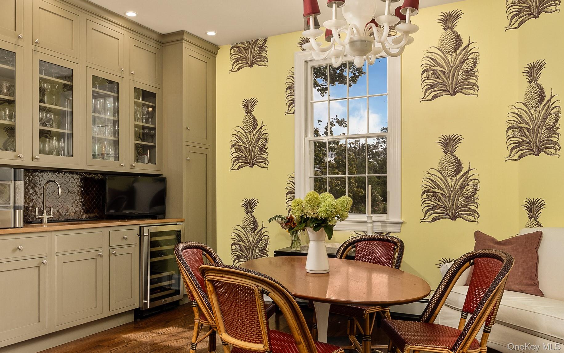 1281 Woods Road Germantown, NY 12526 - Photo 9 of 33 a view of a dining room with furniture and wooden floor