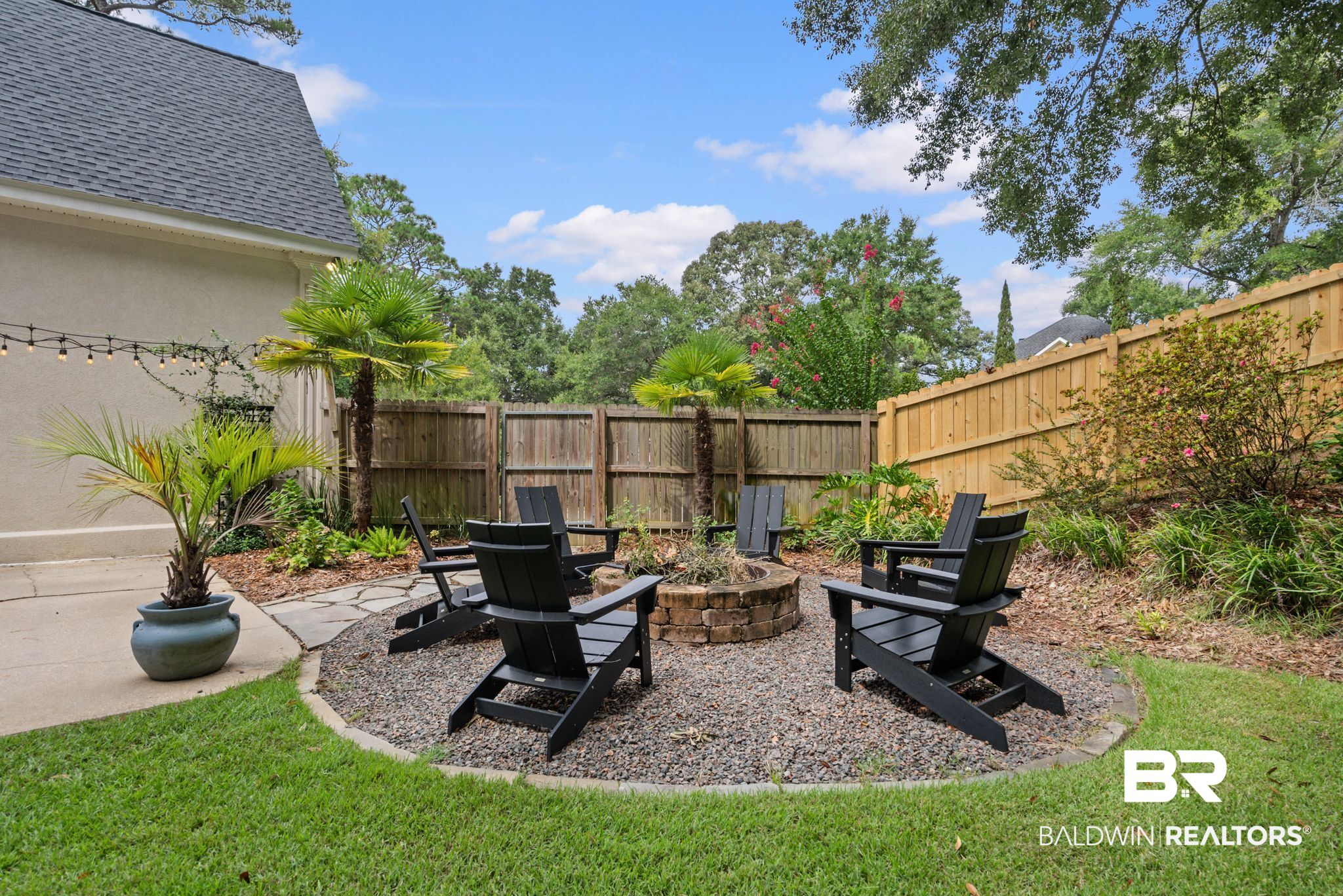 110 Beaver Dam Road Fairhope, AL 36532 - Photo 61 of 81 Backyard firepit