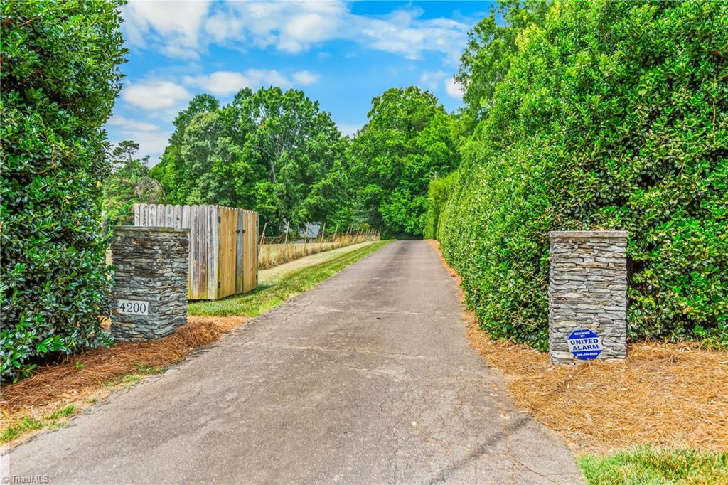 4200 Clinard Road Clemmons, NC 27012 - Photo 4 of 49 Entrance to driveway from Cinard Rd.