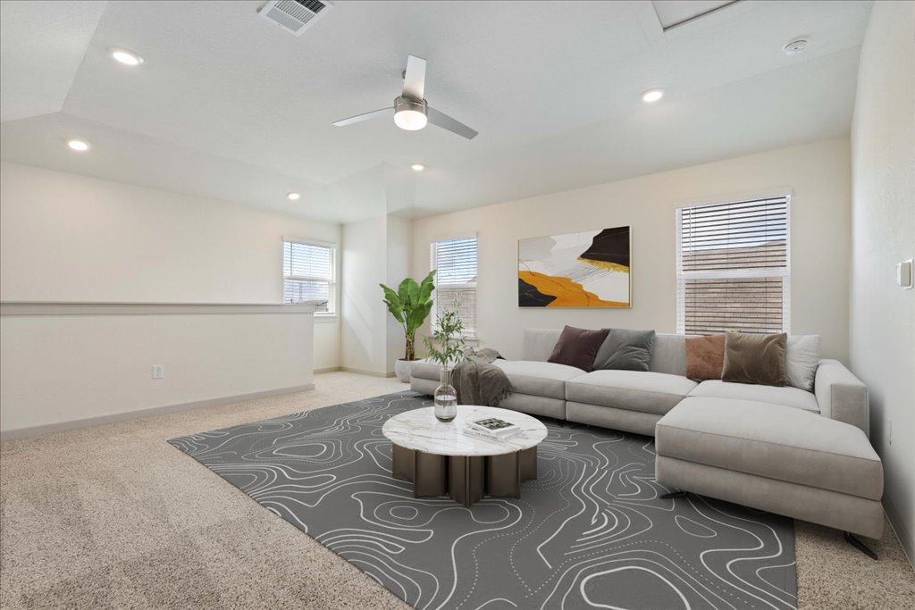 7410 Sagira Path Austin, TX 78724 - Photo 23 of 37 a living room with furniture and a large window