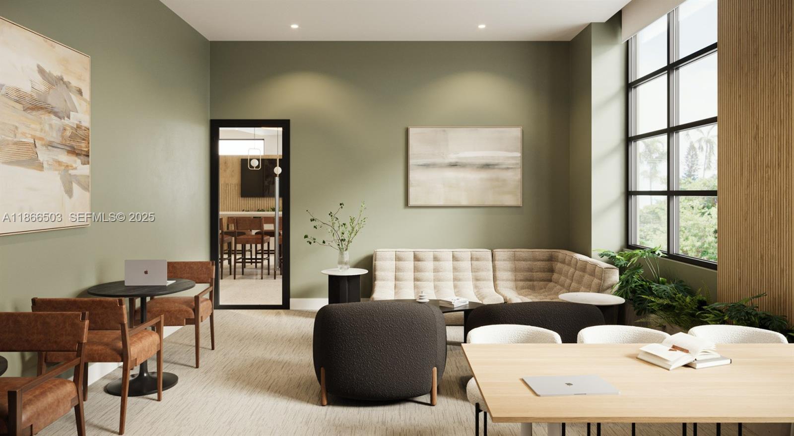 4465 Griffin Road, Unit B5 Davie, FL 33314 - Photo 5 of 13 a living room with furniture and large window