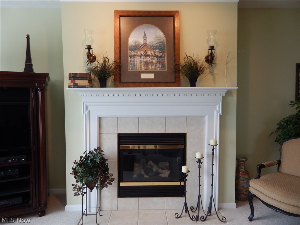 8304 Murray Ridge Road Elyria, OH 44035 - Photo 4 of 16 Family room gas fireplace - viewable from dining and kitchen areas
