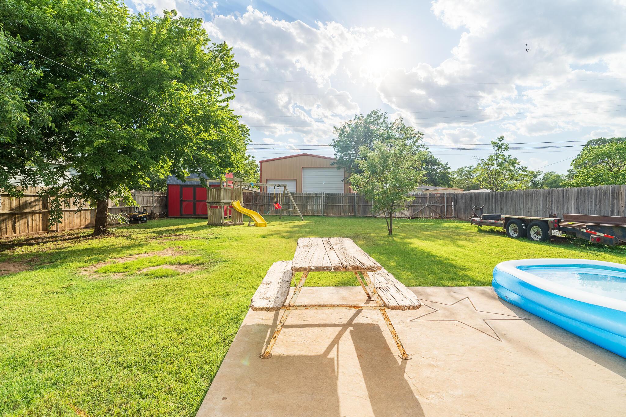 4302 Parker Street Amarillo, TX 79110 - Photo 21 of 25 Back Patio