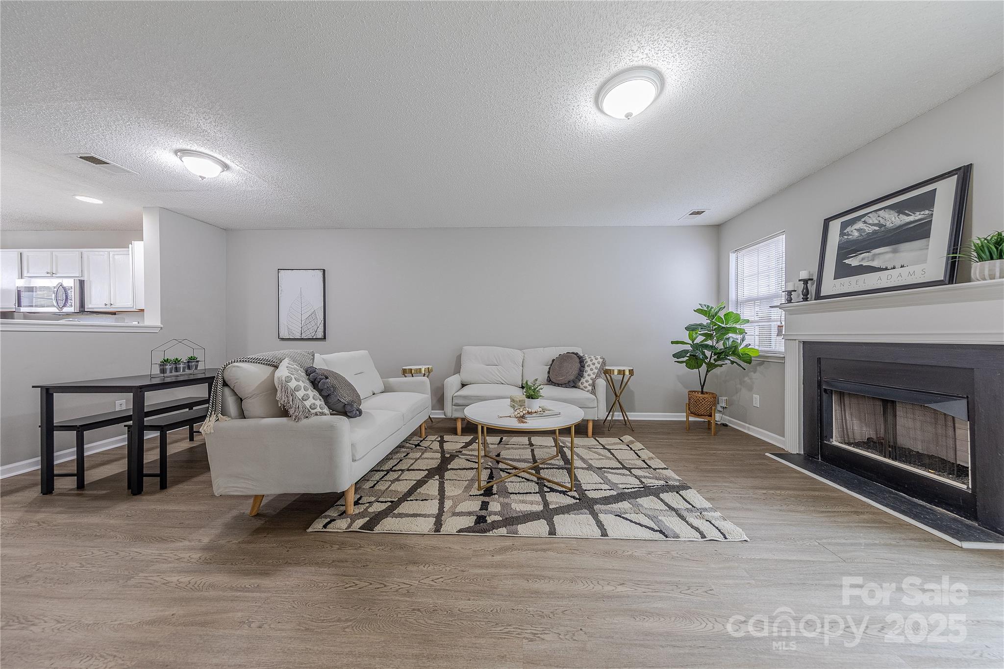 1809 Birch Heights Court Charlotte, NC 28213 - Photo 10 of 23 a living room with furniture and a fireplace