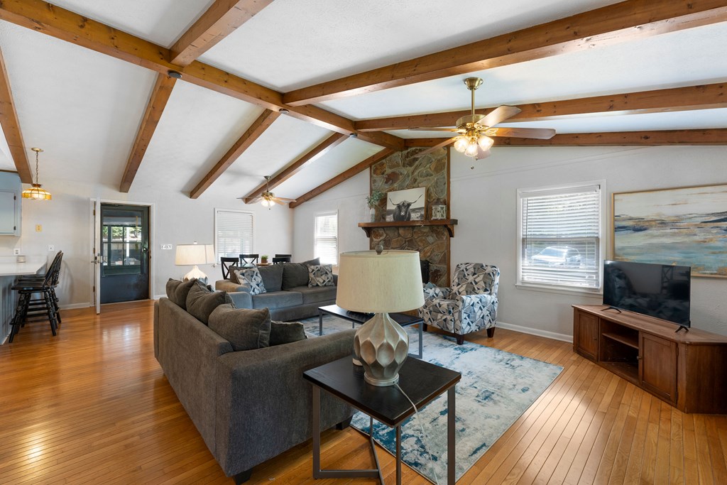 568 Prince Drive Morganton, GA 30560 - Photo 10 of 30 a living room with furniture and a flat screen tv