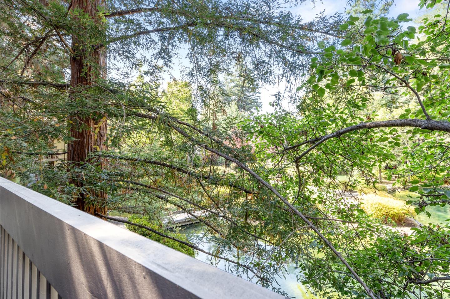 505 Cypress Point Drive, Unit 160 Mountain View, CA 94043 - Photo 9 of 20 a view of a garden from a balcony