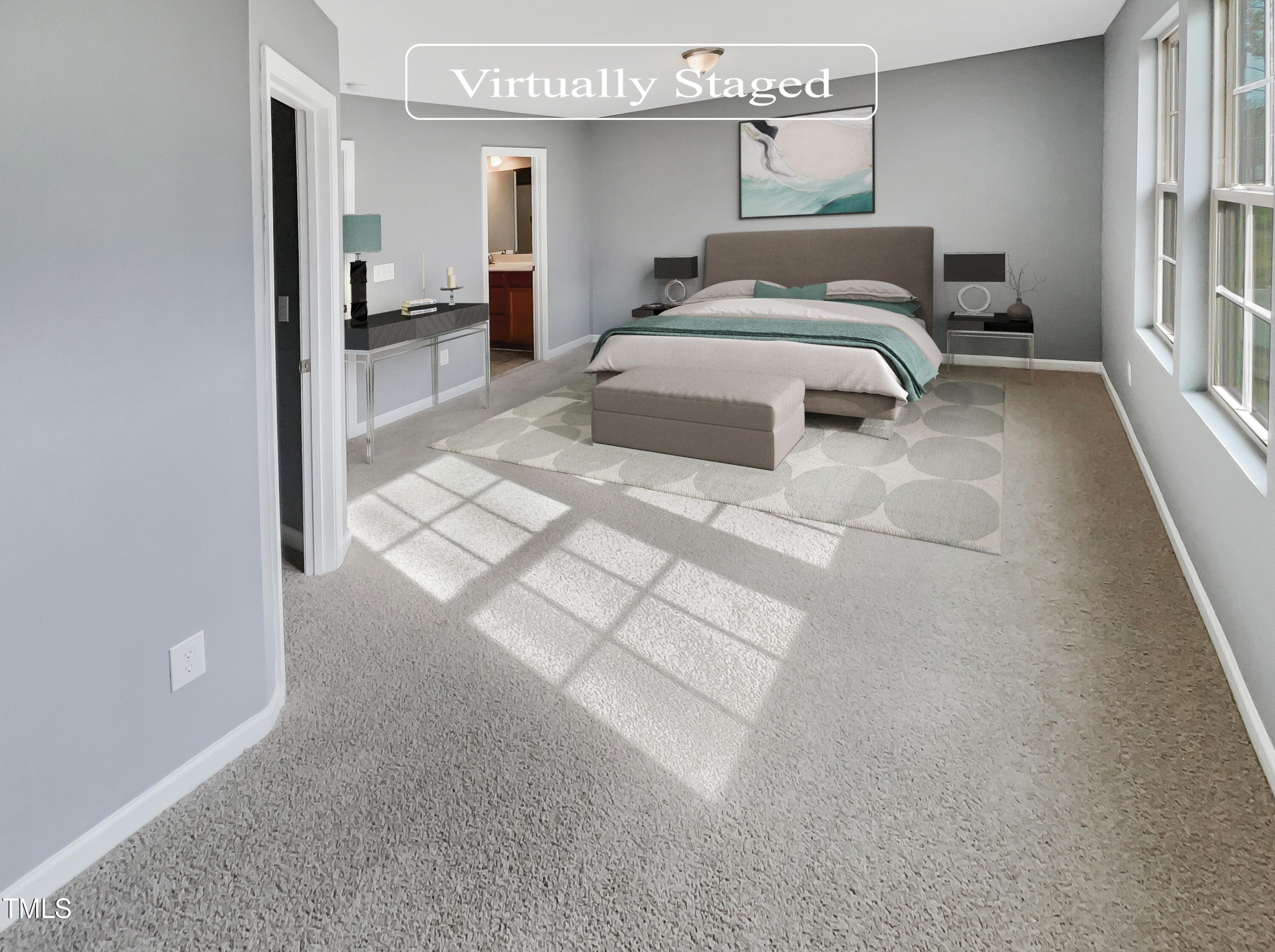 1020 Grand Ridge Drive Rolesville, NC 27571 - Photo 4 of 20 a bedroom with a bed and a window