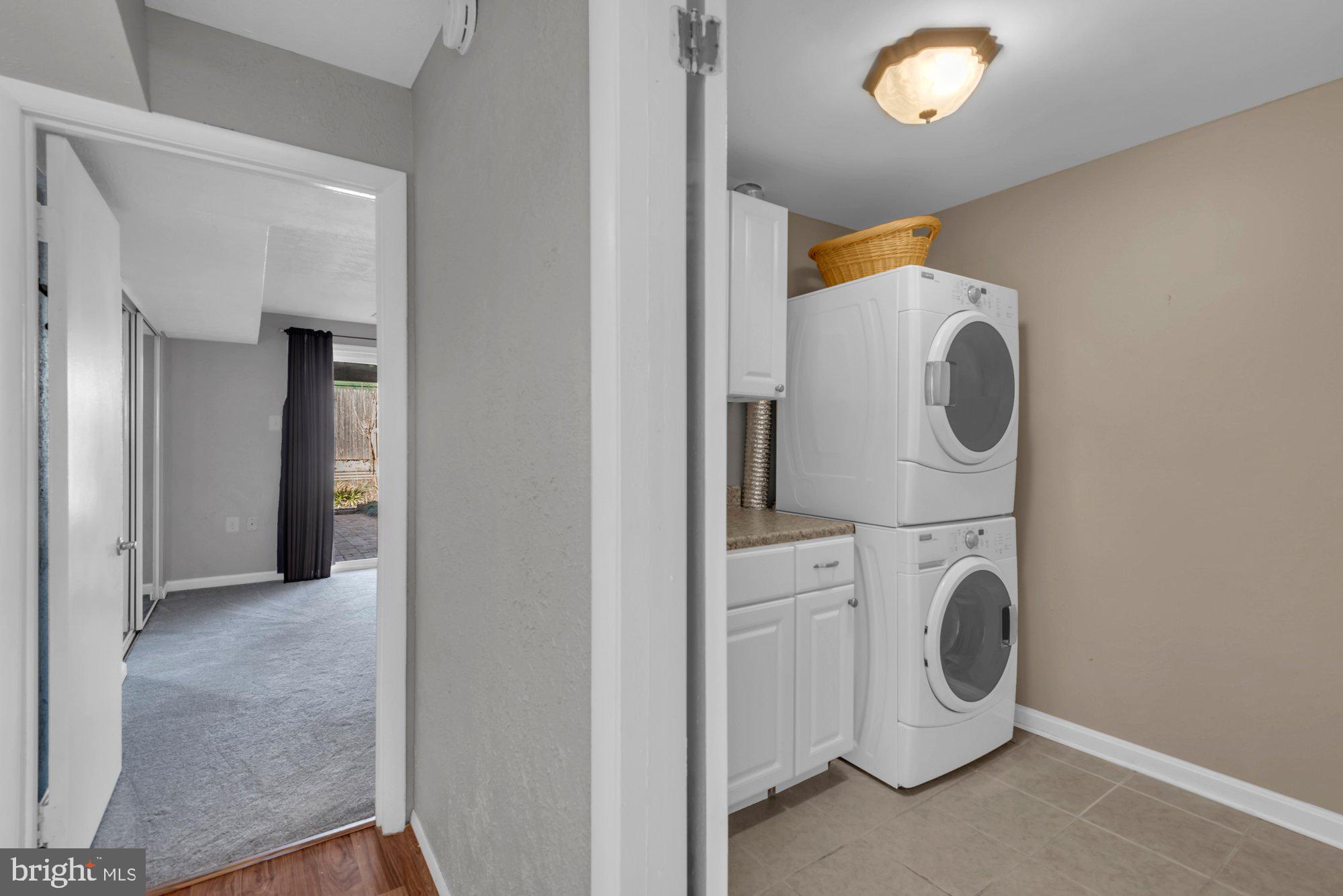 2513 Maytime Drive Gambrills, MD 21054 - Photo 29 of 40 a view of storage and utility room with washer and dryer