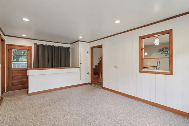 a view of an empty room