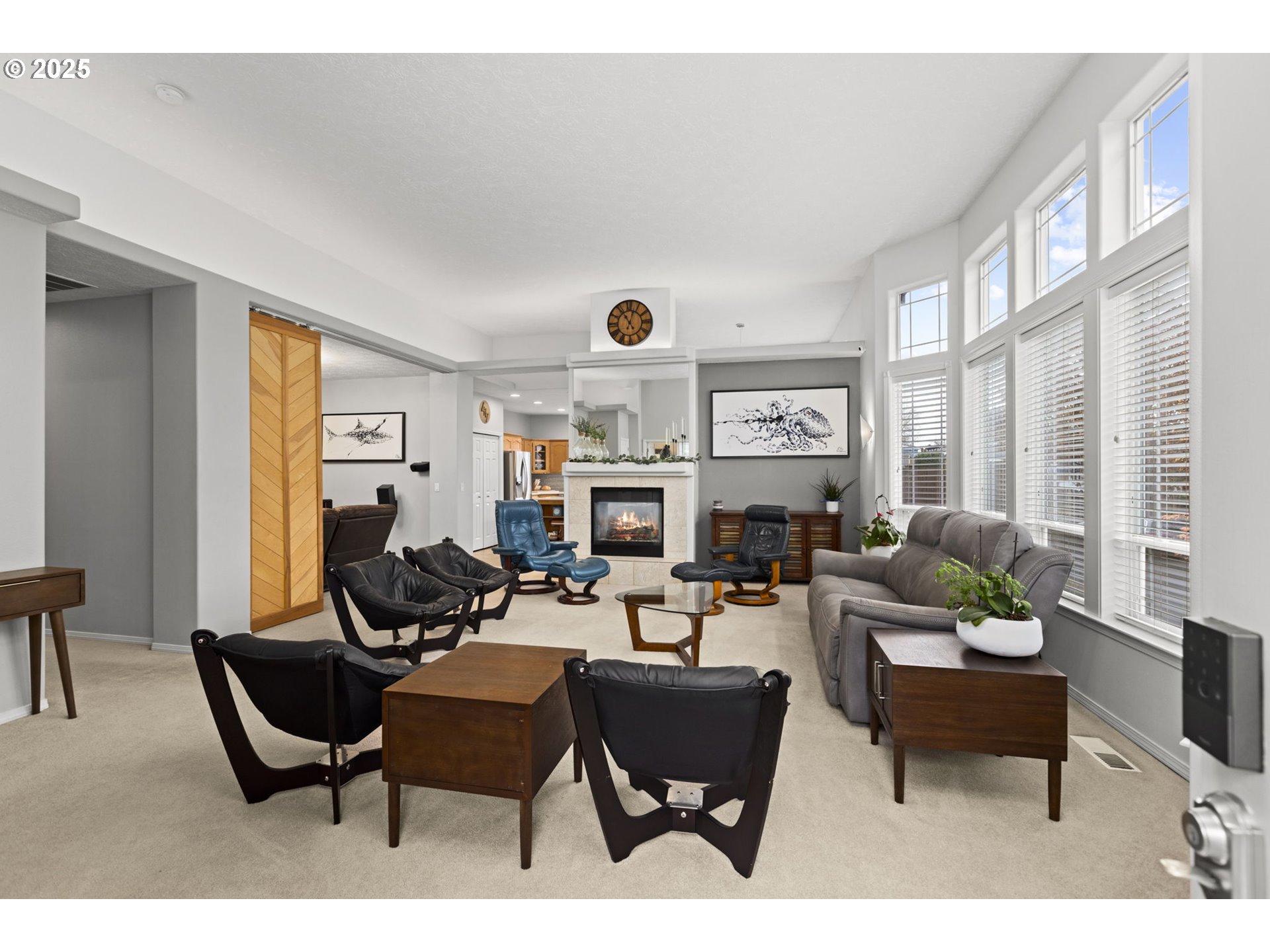 1249 Southeast Williams Avenue Gresham, OR 97080 - Photo 5 of 38 a living room with furniture fireplace and a large window