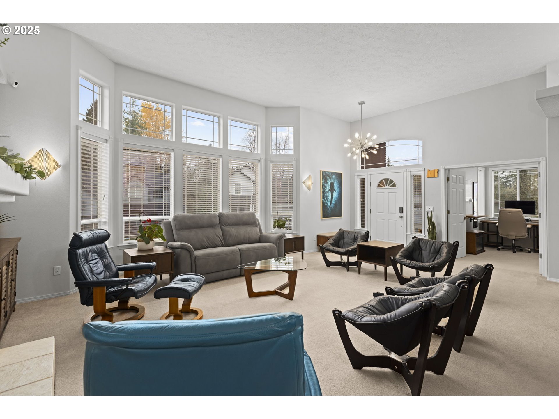 1249 Southeast Williams Avenue Gresham, OR 97080 - Photo 7 of 38 a living room with furniture and large windows