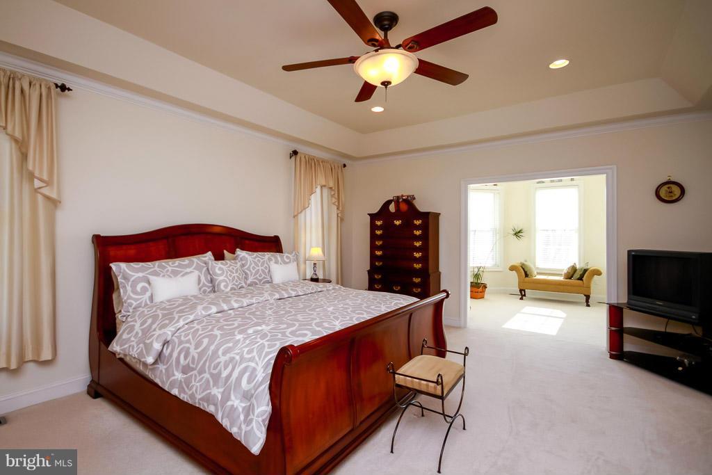 553 Houck Road Westminster, MD 21157 - Photo 17 of 30 a bedroom with a bed and a flat screen tv