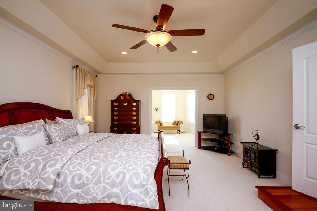553 Houck Road Westminster, MD 21157 - Photo 18 of 30 a bedroom with a bed and a flat screen tv