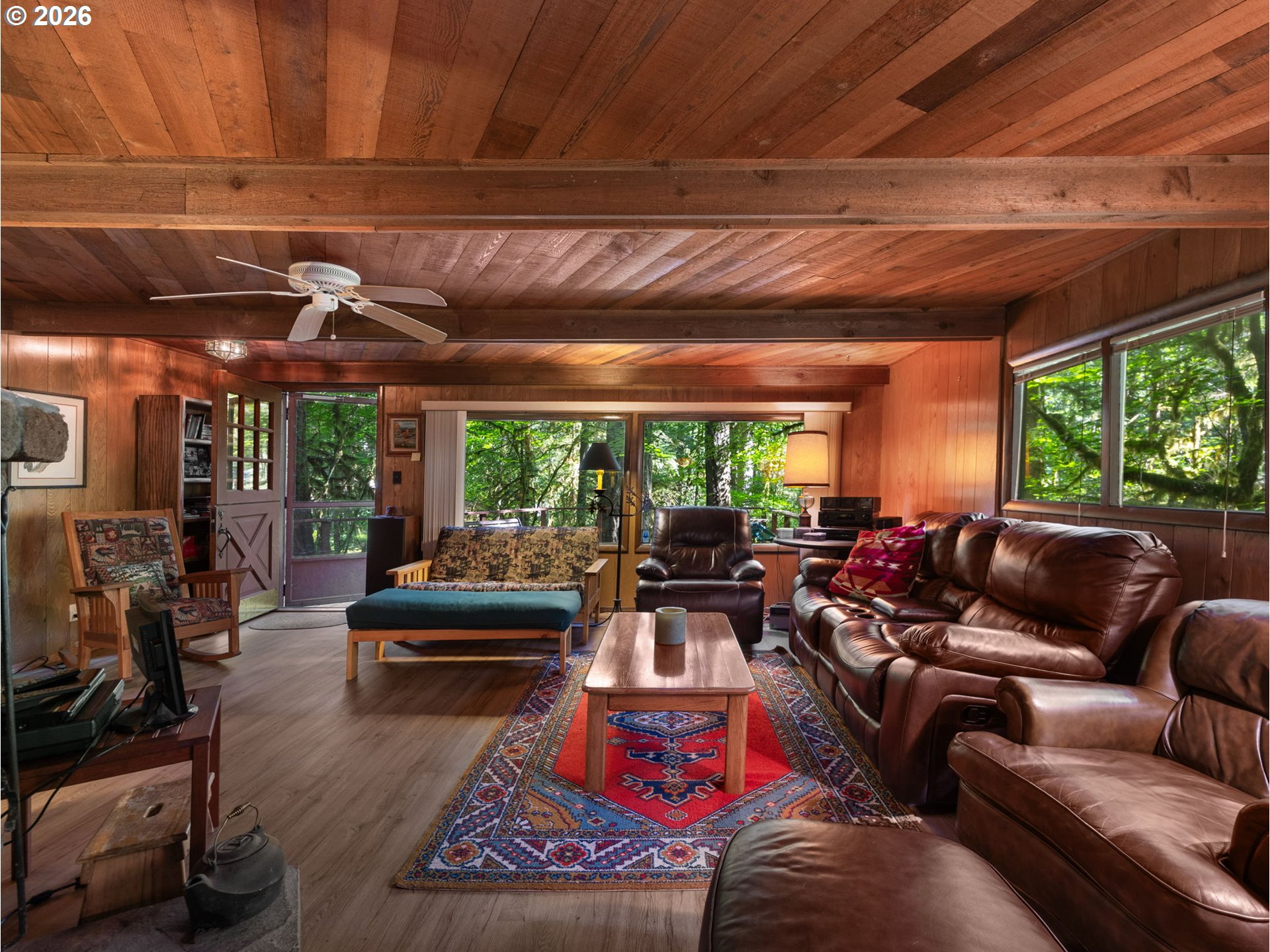 26811 East Road 15 Rhododendron, OR 97049 - Photo 8 of 47 a living room with furniture and a large window