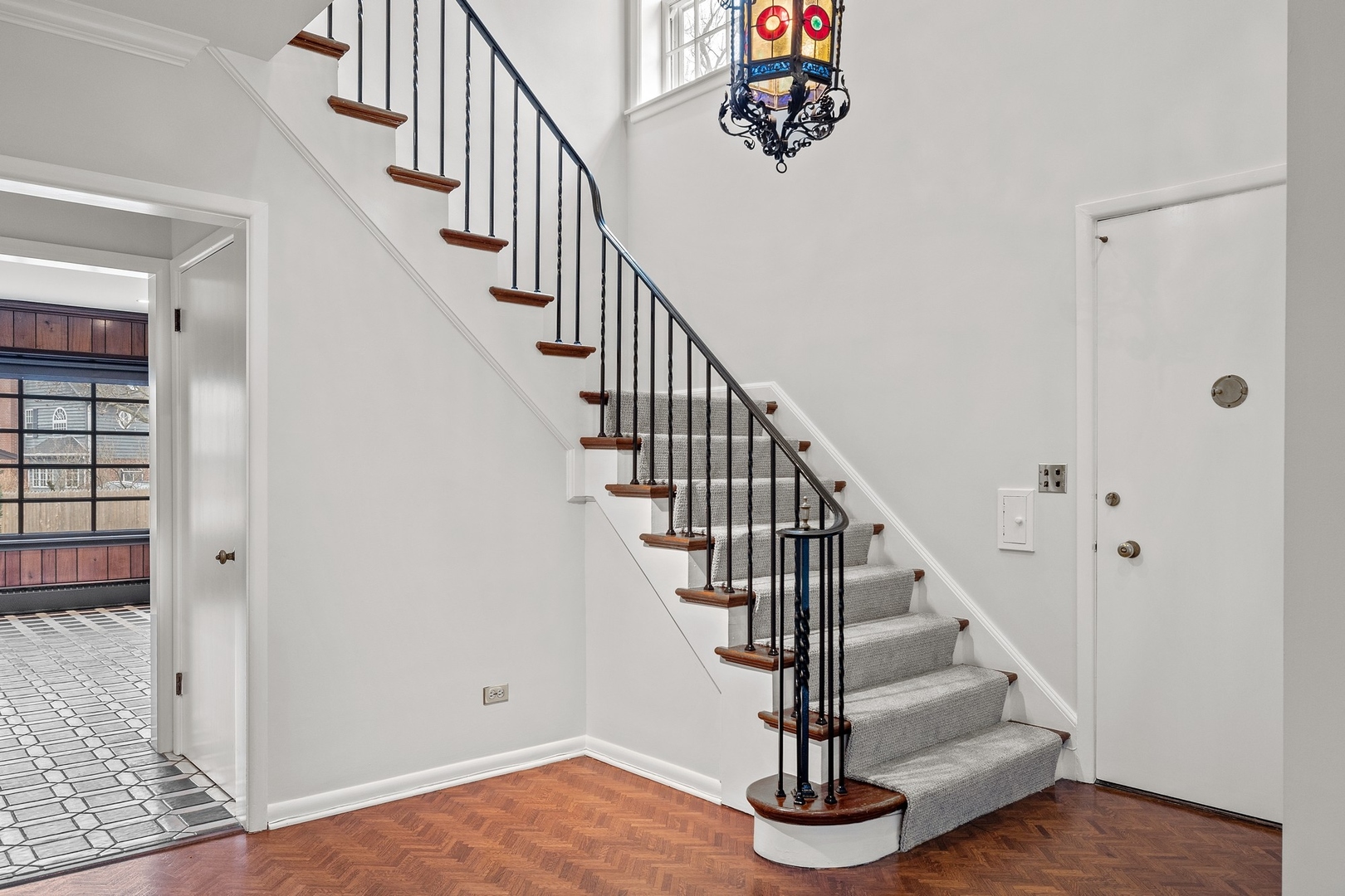 921 Pontiac Road Wilmette, IL 60091 - Photo 3 of 40 a view of entryway with wooden floor
