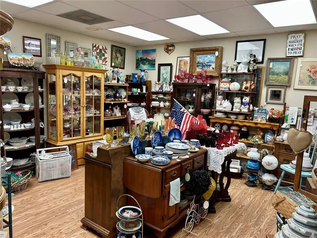 a view of a storage area