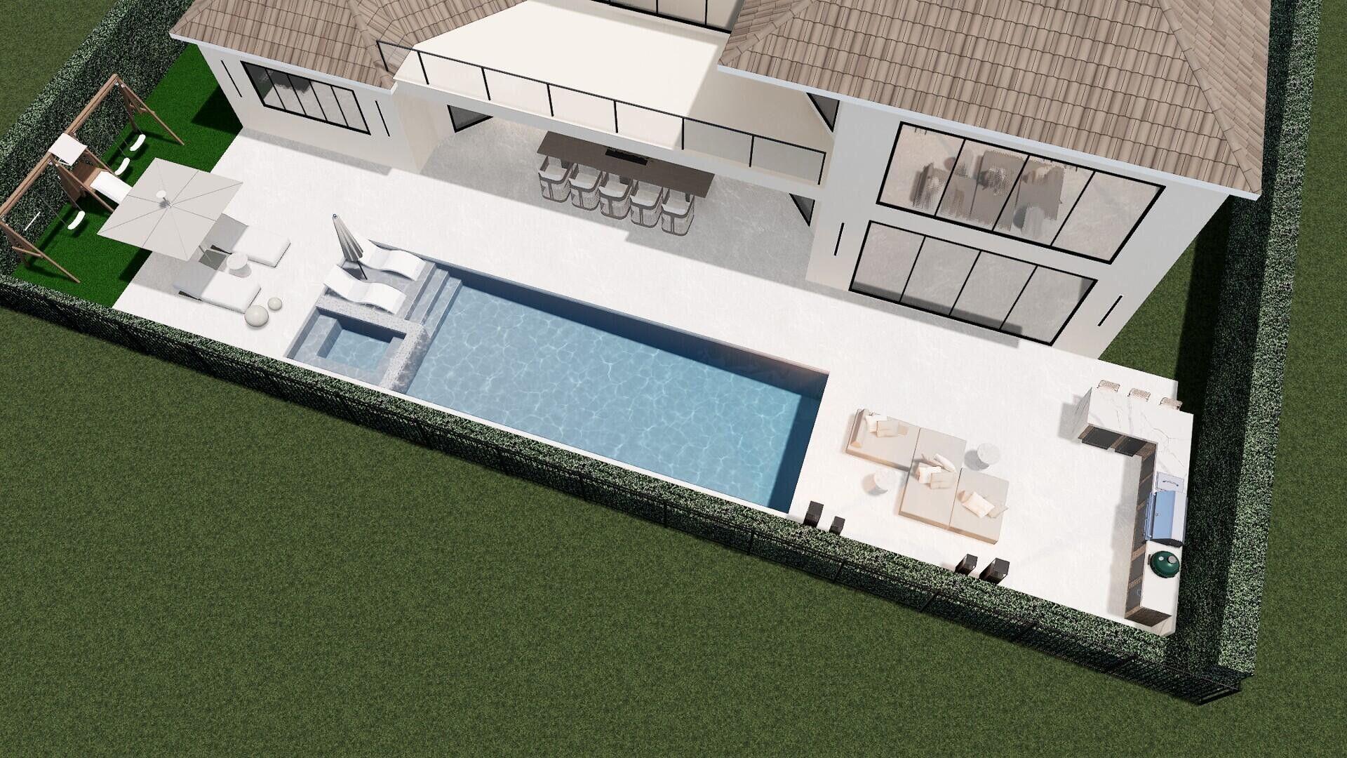 7339 Mandarin Drive Boca Raton, FL 33433 - Photo 43 of 47 a view of an outdoor kitchen