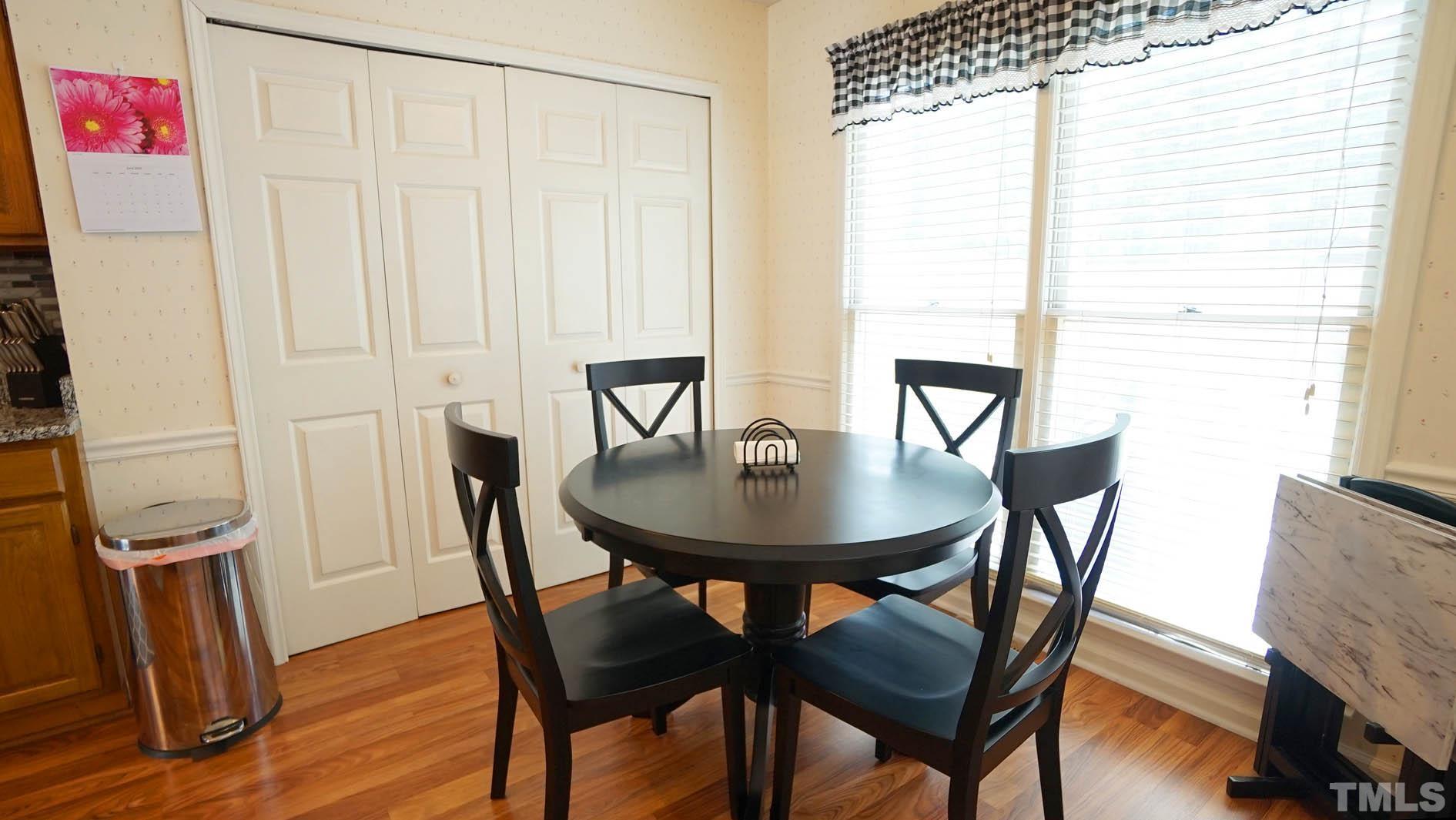 1210 Belhaven Road Cary, NC 27513 - Photo 17 of 34 *Cheery Breakfast Nook Overlooks Backyard*