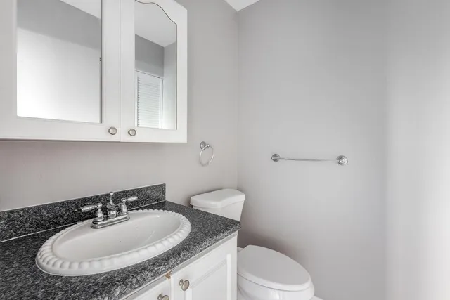 a bathroom with a sink and a toilet