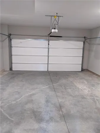 a view of a room with storage