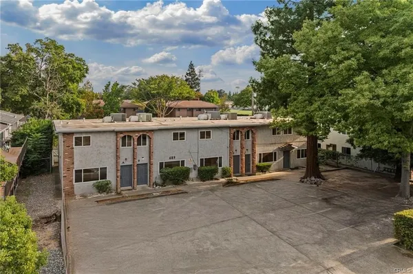 front view of a house with a street