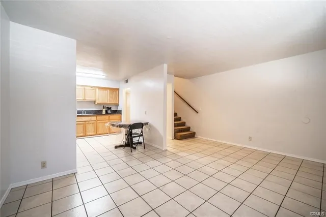 a view of kitchen with furniture and window